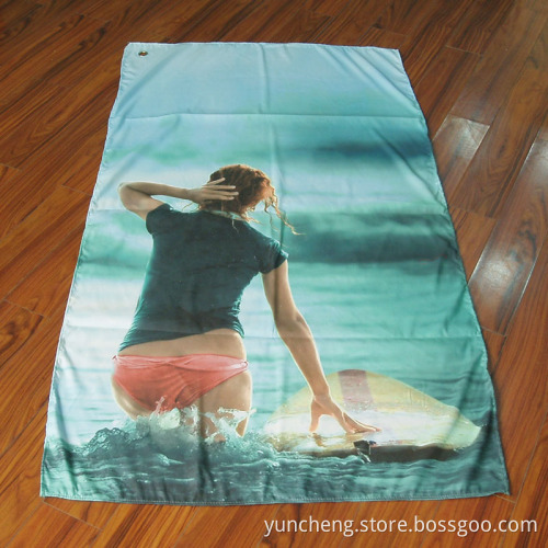Ultra Thin Printed Beach Towel Microfiber (YRTW215)